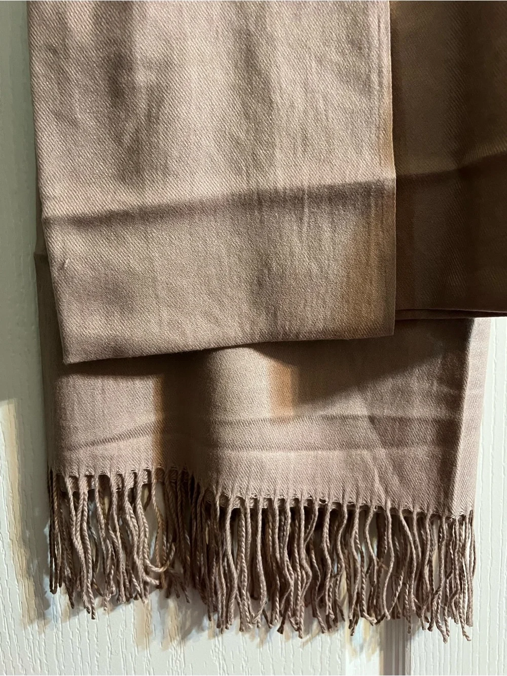 Classic Camel Wrap Scarf - Lightweight Women’s Accessory